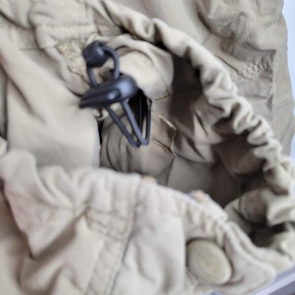 LL Bean Pants Nylon Hiking Convertible Gorpcore Tan Size Large 38X29 - Picture 12 of 14